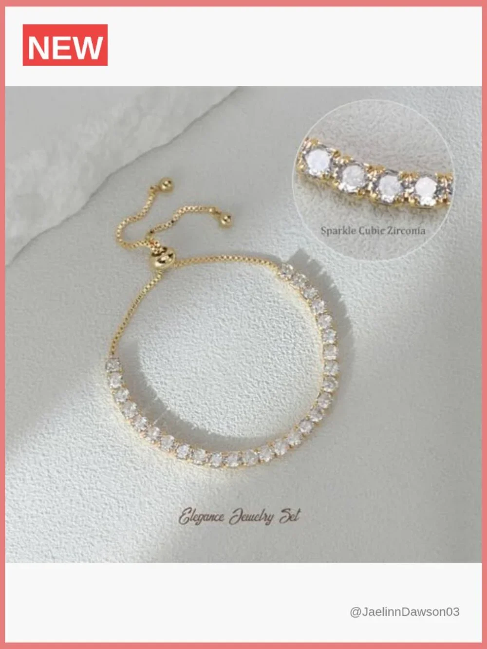 Bridesmaid Jewelry Set Cubic Zirconia Earrings Necklace Bracelet